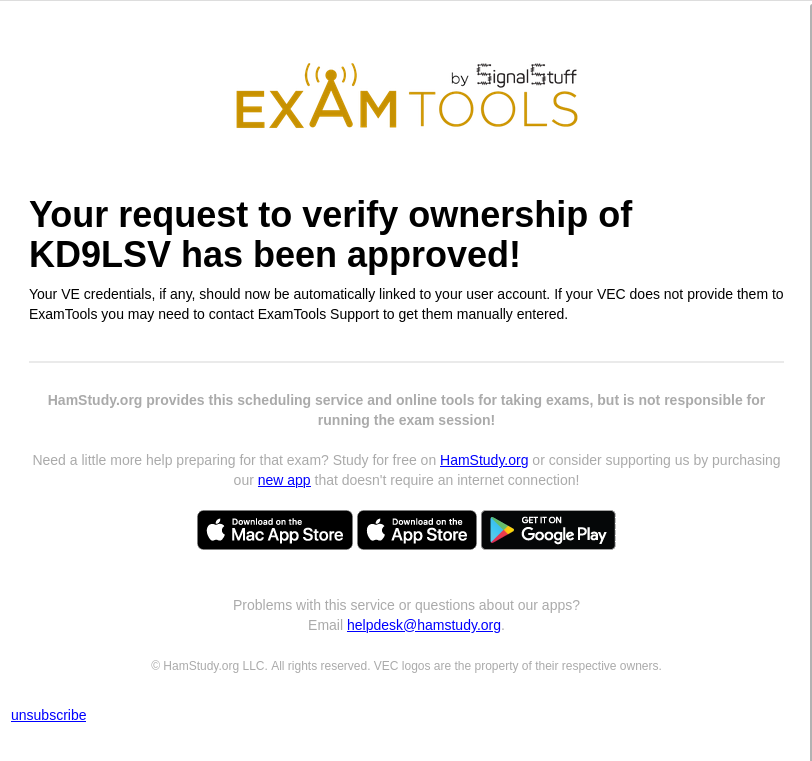 ExamTools Account Approved